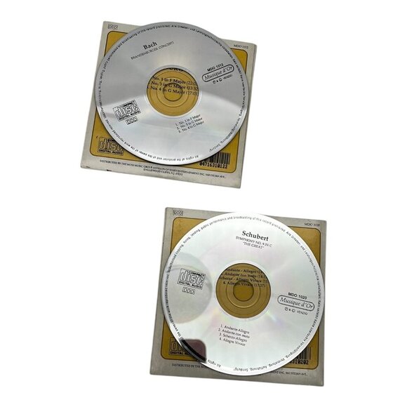 Musique d'Or Bach & Schubert Classical Music CD Set Compact Disc - Picture 3 of 9
